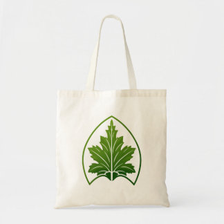 Tote Bag Emblème botanique minimaliste de feuille pour les 