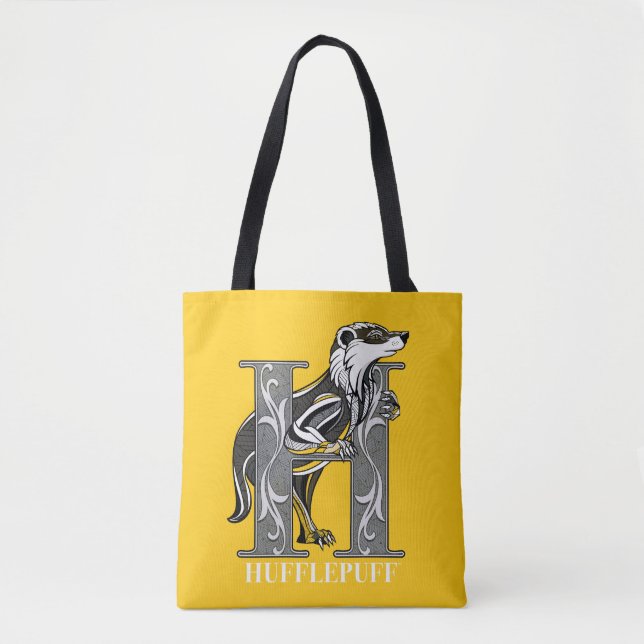 Tote Bag Emblème croisé HUFFLEPUFF™ (Devant)