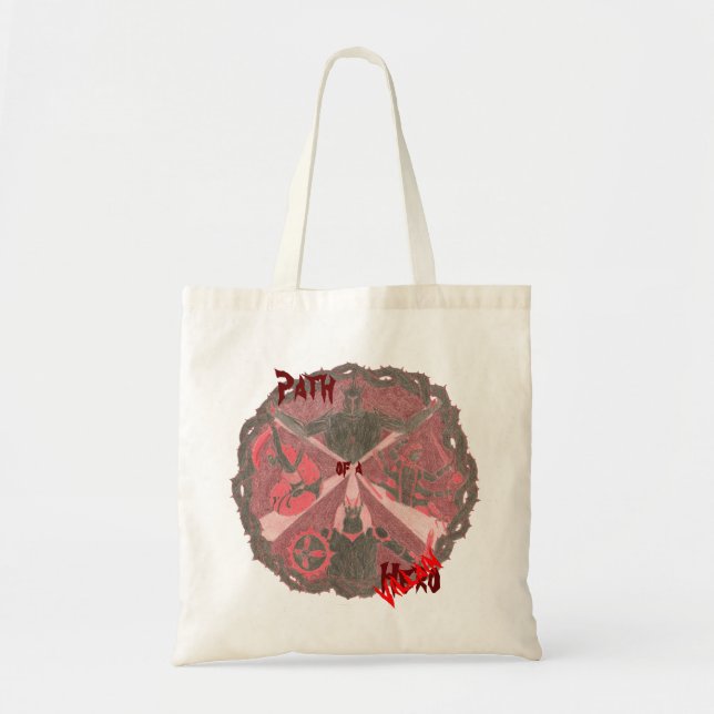 Tote Bag Emblème de "Chemin d'un héros" des méchants (avec  (Devant)