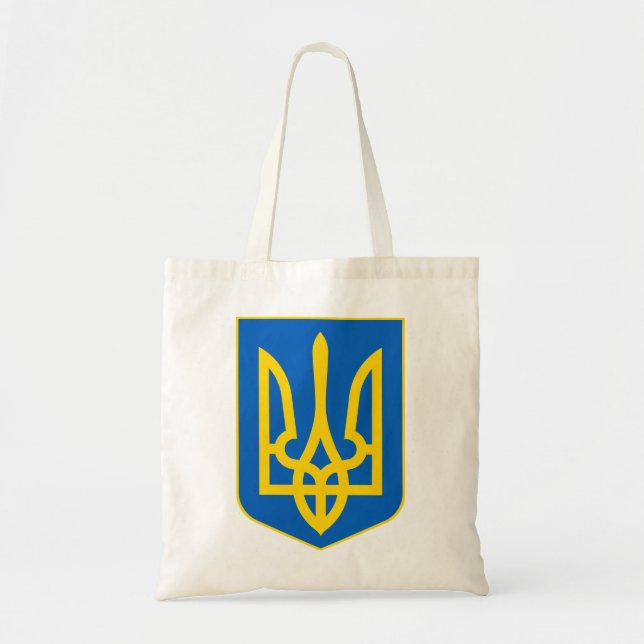 Tote Bag emblème de l'ukraine (Devant)