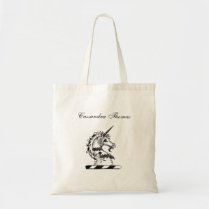 Tote Bag Emblème de tête de l'licorne héraldique