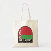 Emblème du drapeau de la Biélorussie Vintage dépri