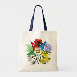 Tote Bag Emblème floral fourre-tout d'étoile orientale