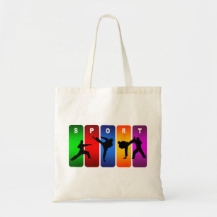 Tote Bag Emblème multicolore de karaté