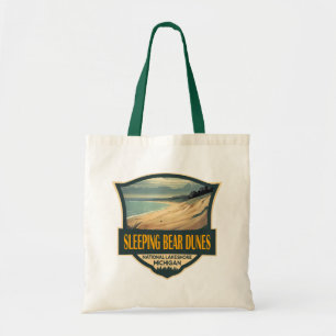 Tote Bag Emblème national des dunes de l'ours couchant
