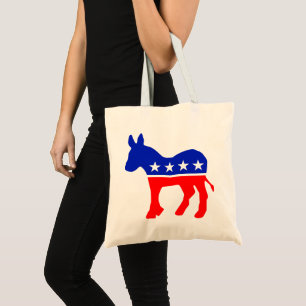 Tote Bag Emblème politique du parti démocratique (âne)