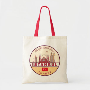 Tote Bag Emblème Skyline Istanbul Turquie