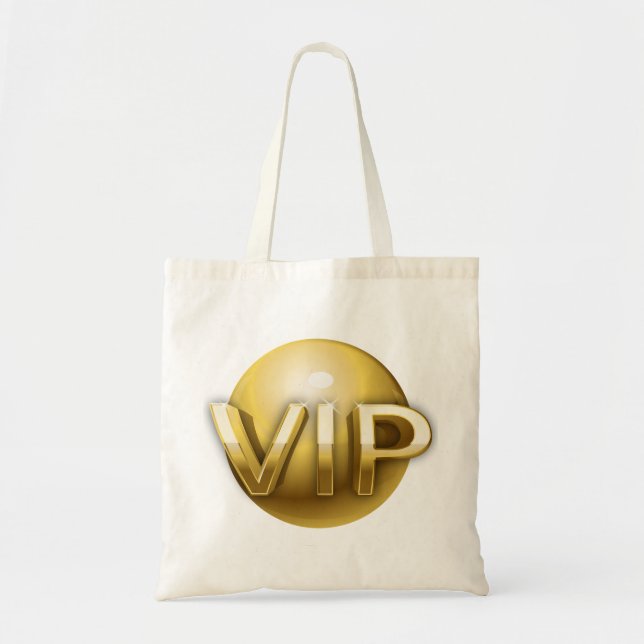 Tote Bag Emblème VIP Or 3D Luxe (Devant)