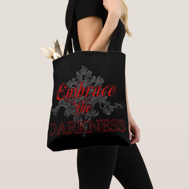 Tote Bag Embrassez l'obscurité (De près)