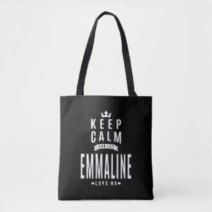 Tote Bag Emmaline Nom personnalisé Anniversaire Cadeau