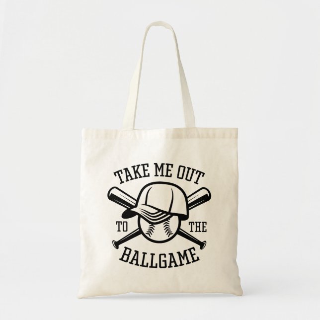 Tote Bag Emmène-Moi Au Ballgame (Devant)