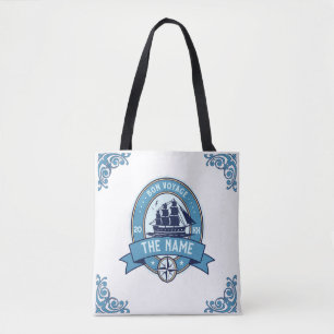 Tote Bag Employé merci Bon Voyage Adieu