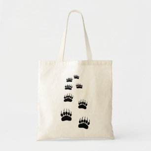 Tote Bag Empreintes de pattes d'ours