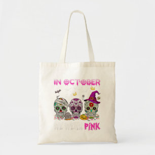 Tote Bag En Octobre Nous Portons La Sensibilisation Au Canc