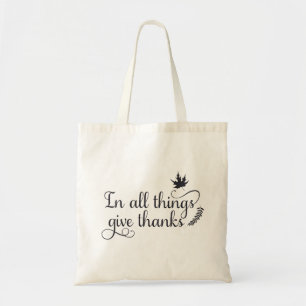 Tote Bag En Tout, Merci Thanksgiving