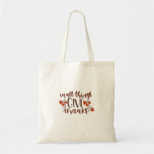 Tote Bag En Tout, Remerciez le Citrouille de Thanksgiving