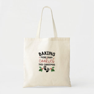 Tote Bag Enceinte pour Noël : Plus que des Biscuits à Cuire