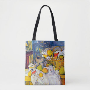 Tote Bag Encore la vie avec panier de fruits, Paul Cezanne