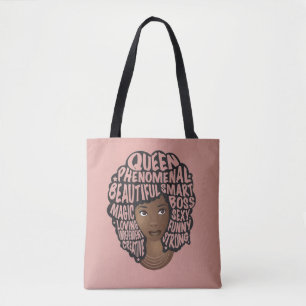 Tote Bag Encouragement des femmes, rose