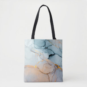 Tote Bag Encre, peinture, abstraite. Fermeture du tableau.