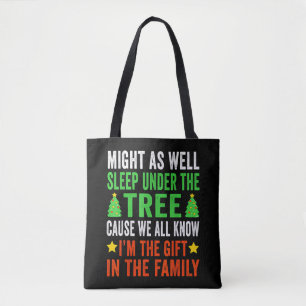 Tote Bag Enfants de Noël amusants Pyjamas de Noël Filles Ga
