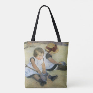 Tote Bag Enfants jouant sur la plage de Mary Cassatt