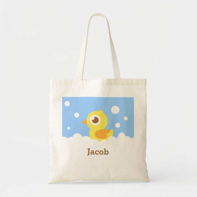 Tote Bag Enfants mignons en caoutchouc mignons Fourre-tout (Devant)