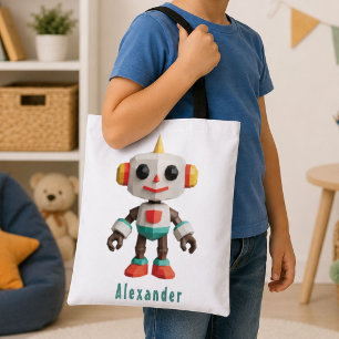 Tote Bag Enfants robots personnalisables