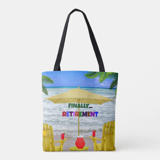Tote Bag Enfin...Retraite (Dos)