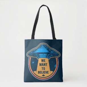 Tote Bag Enlèvement d'Aliens
