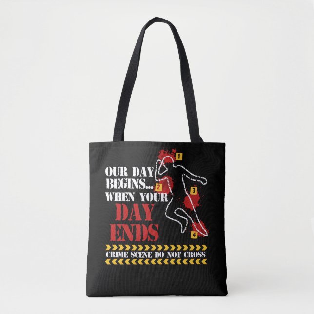 Tote Bag Enquêteur judiciaire - Criminalité (Devant)