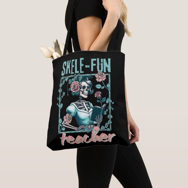 Tote Bag Enseignant de l'école primaire éffrayante de Skele (De près)
