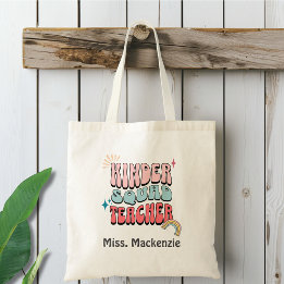 Tote Bag Enseignant de l'équipe de Kinder personnalisé