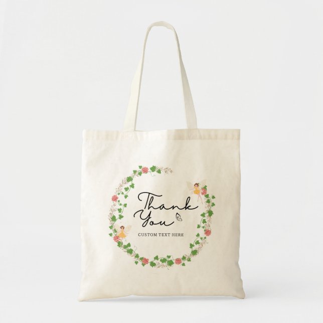 Tote Bag Enseignant de Merci de  de fleur de Whimsical (Devant)