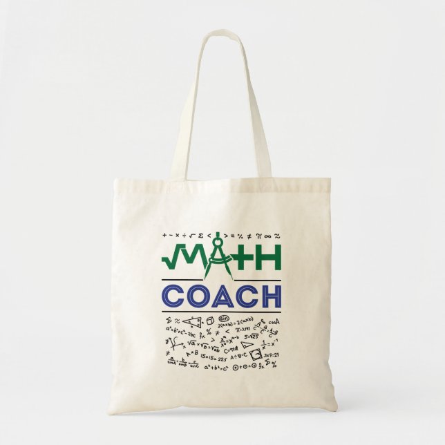 Tote Bag Enseignant en mathématiques Enseignant en mathémat (Devant)
