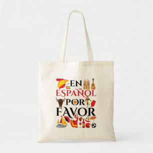 Tote Bag Enseignant espagnol en espanol pour favoriser