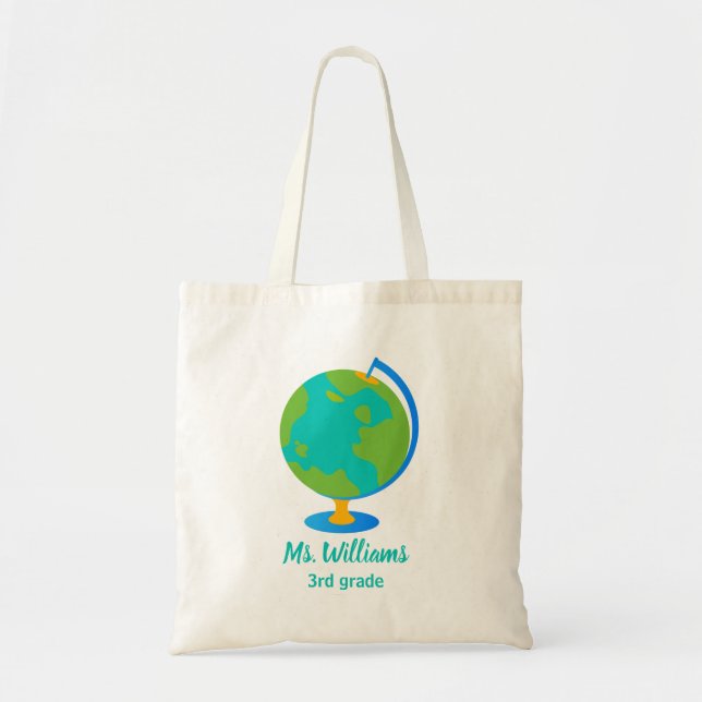 Tote Bag Enseignant mondial (Devant)