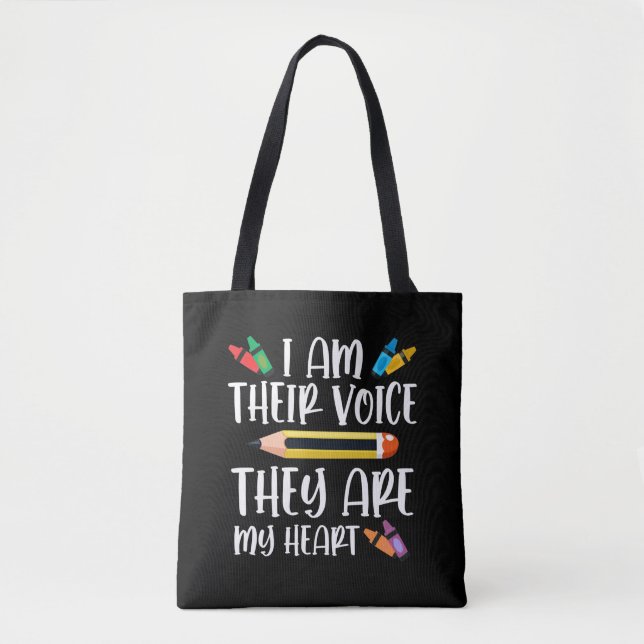 Tote Bag Enseignant spécialisé en éducation spéciale Enfant (Devant)