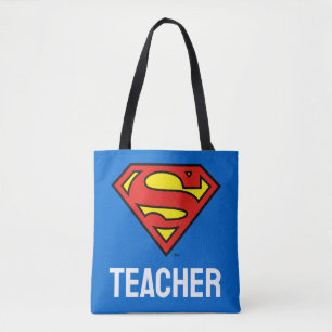 Tote Bag Enseignant Superman S-Shield Logo Superman