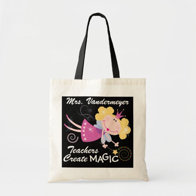 Tote Bag Enseignants Créer une magie - SRF (Devant)