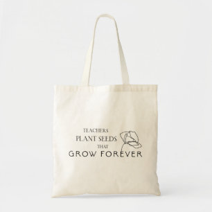 Tote Bag Enseignants Graines Plantes Qui Croissent Pour Tou