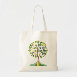 Tote Bag Enseignants Plantes Semences qui poussent pour l'a