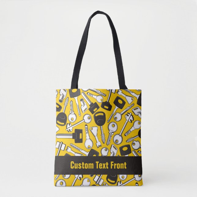 Tote Bag Ensemble de clés Arrière - plan (Devant)