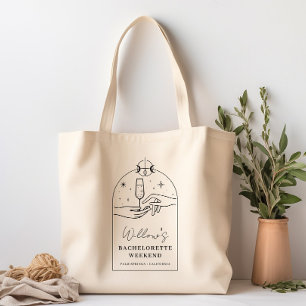 Tote Bag Enterrement de vie de jeune fille Cartes de Tarot 