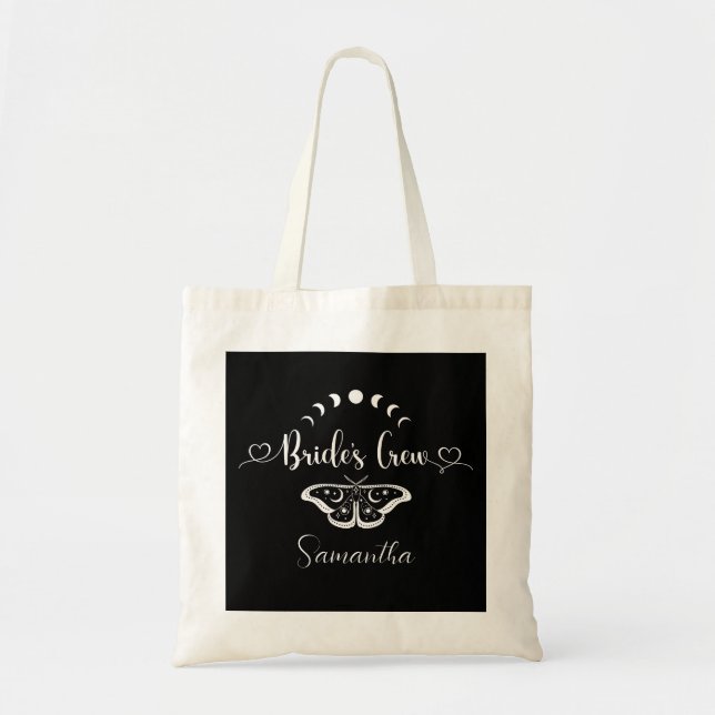 Tote Bag Enterrement de vie de jeune fille céleste personna (Devant)