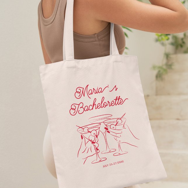Tote Bag Enterrement de Vie de Jeune Fille Moderne  (Créateur téléchargé)