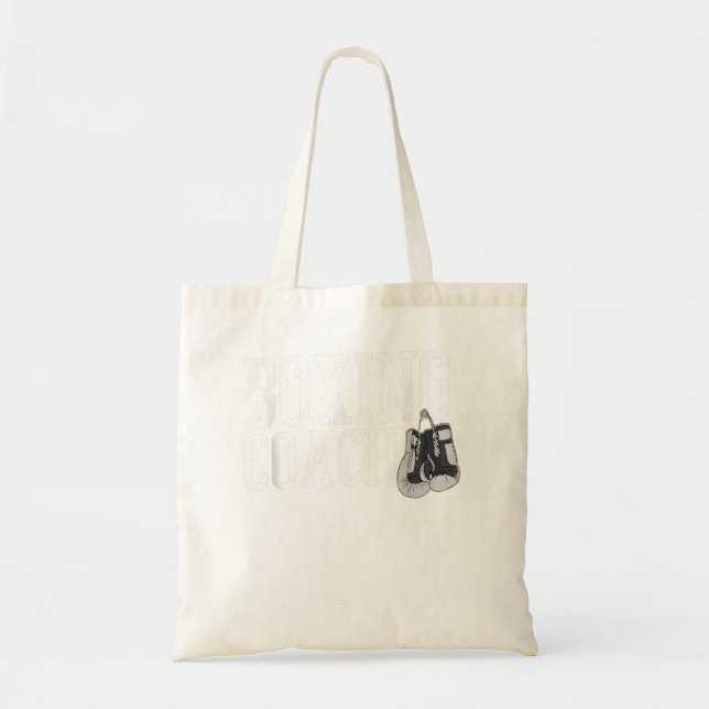 Tote Bag Entraîneur Boxer Coach Boxing 126 (Devant)