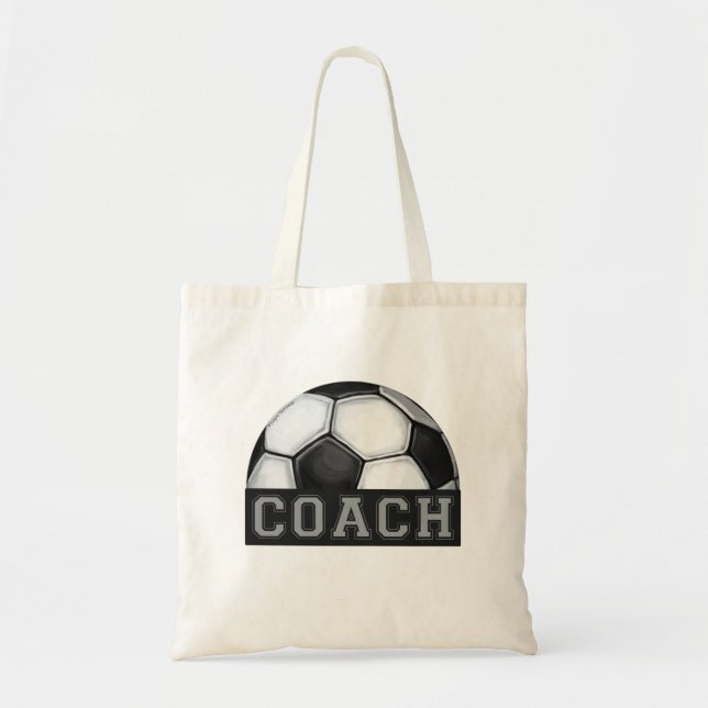 Tote Bag Entraîneur de football (Devant)