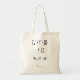 Tote Bag Entre les Carpools tout j'ai besoin de Fourre-tout