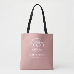 Tote Bag Entreprise de logo promotionnel d'affaires rose